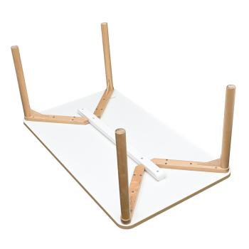 Tisch Marcus mit Holzgestell, 120 x 60 cm (B9062)